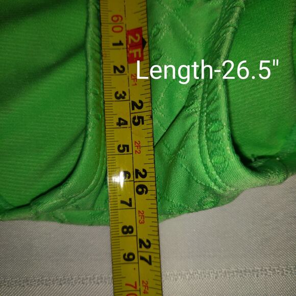 Green Eyelet Swimsuit Women's Sz XL 16 18 Built In Bra Strappy Back One Piece - Picture 13 of 16